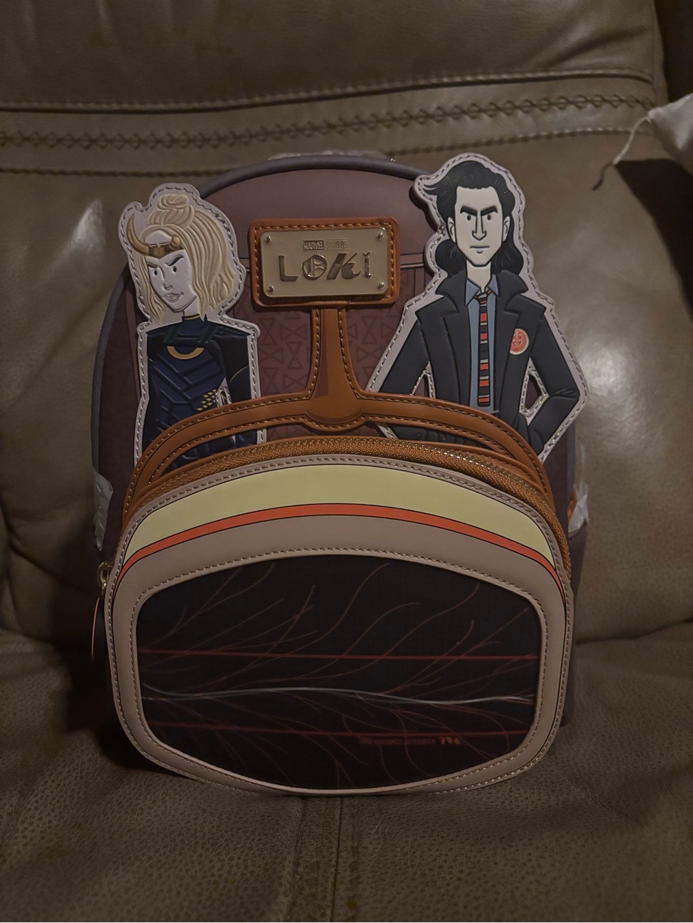 LOKI Loungefly Multicolor Mini Backpack